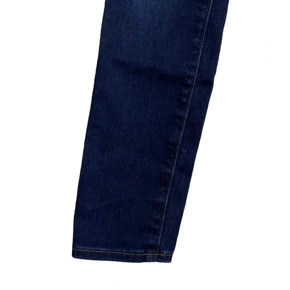 Madewell 10" High Rise Skinny Medium Blue Wash Stretch Whiskers Jeans Denim 26 - Picture 5 of 16